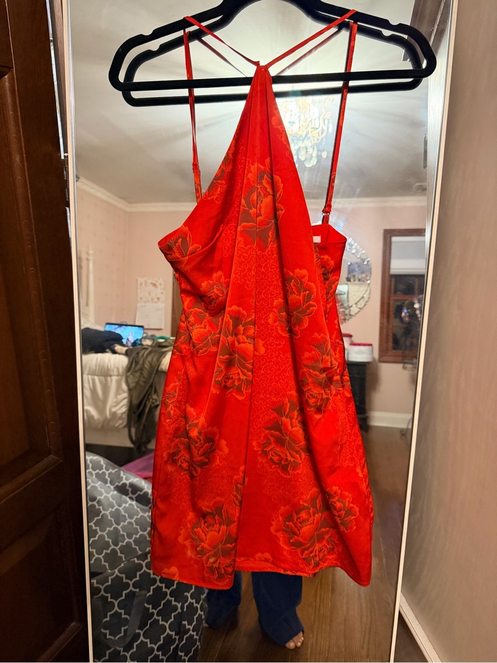 More to come red dress